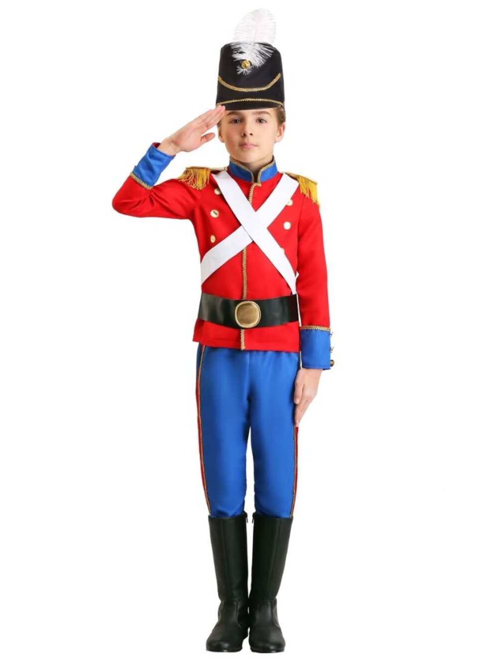 Boys Toy Soldier Nutcracker Halloween Costume Dress Up Size Medium